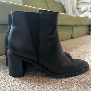 Franco Sarto Ankle boot with silver front detail